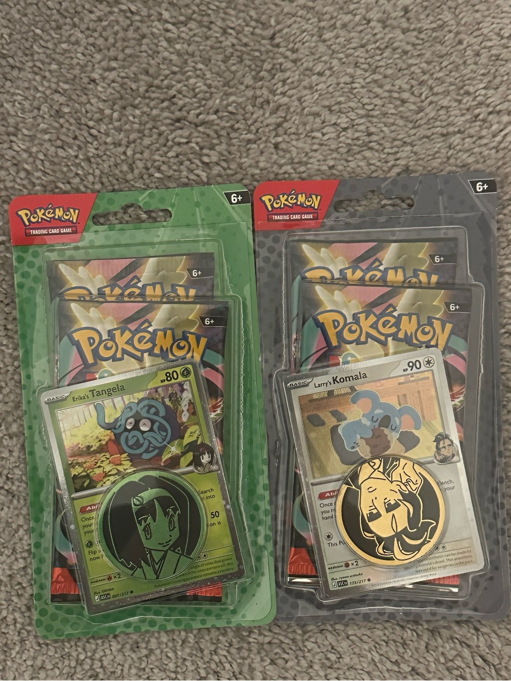 Pokemon Ascended Heroes 2-Pack Blisters - Set of 2 - Erika and Larry